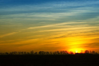 Sun kisses the ground